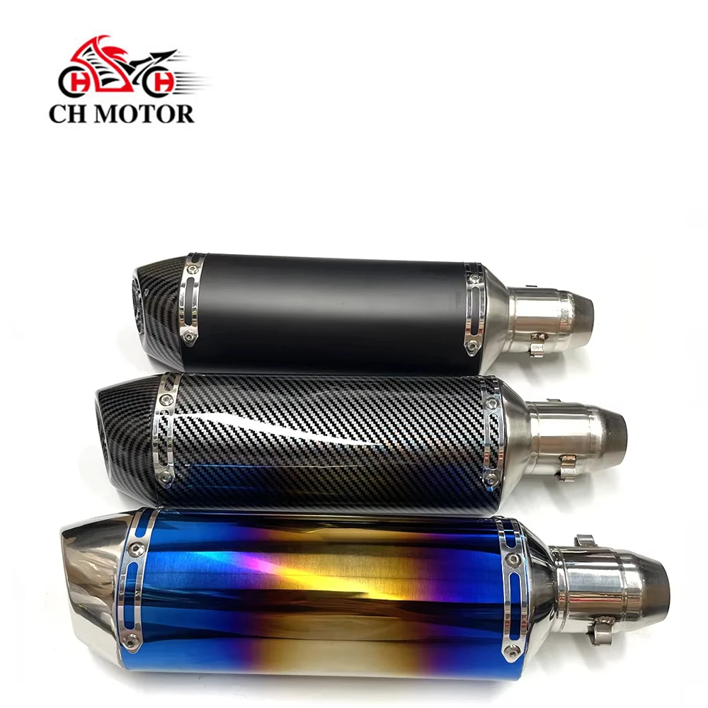 

Durable 51MM Motorcycle Exhaust Muffler Pipe With DB Killer For Honda ZX6R ZX10 Z900 1000 CBR1000 650 Z750 800 900 1000