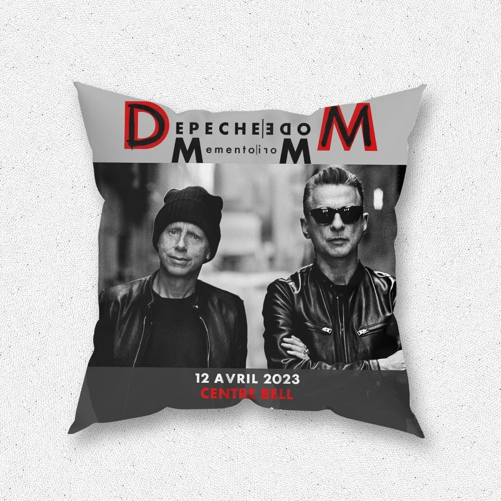 Band D-Depeche M-Mode Memento Mori Pillow Case For Home Bedroom Room Decoration Living Room Sofa Cushion Cover Suitable