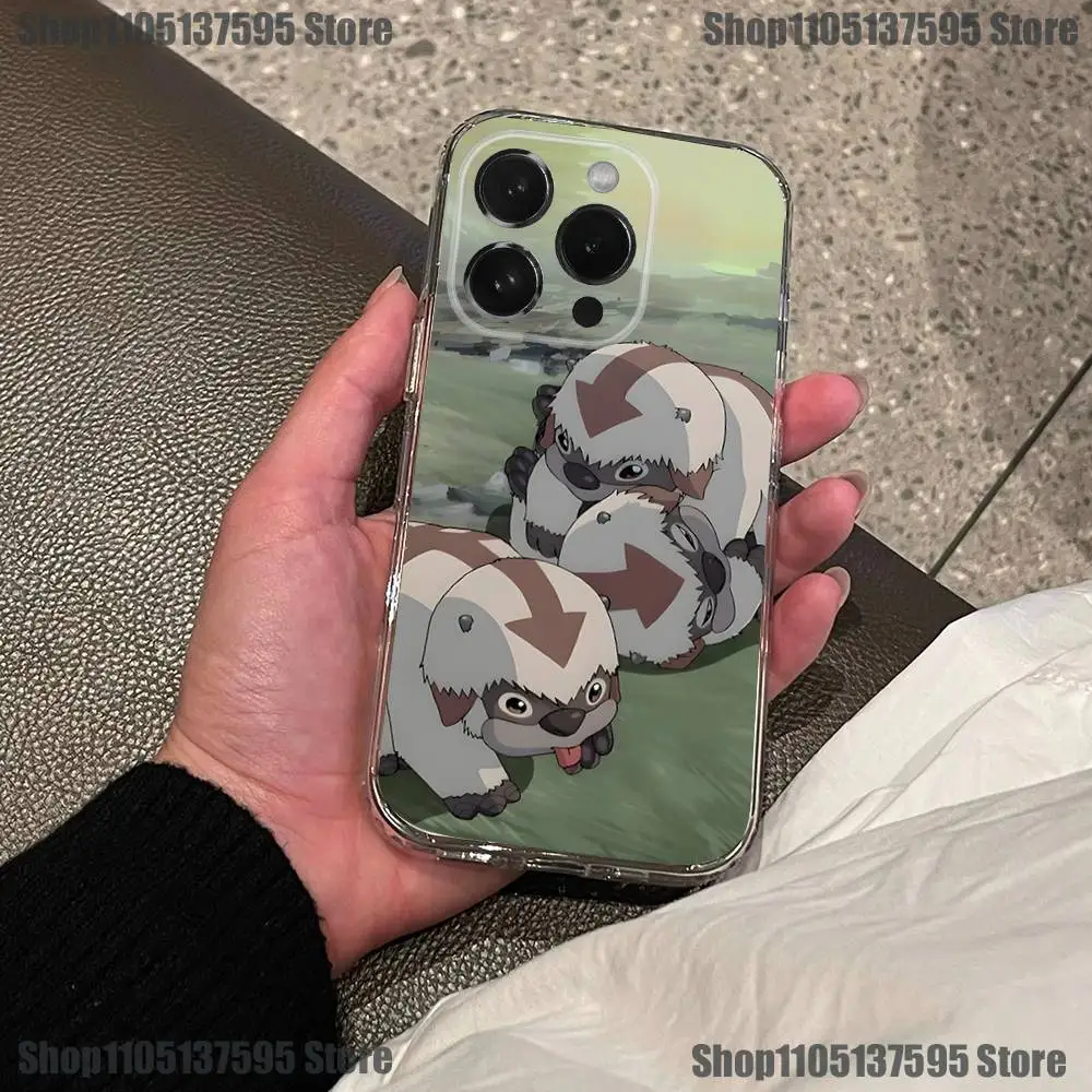 アバター アッパ イップイップ iPhoneケース iPhone 17,16,15,14,13,12,11 Pro,Max,Plus,X,XS,XR,SE4,E Mini対応 透明 ソフトカバー