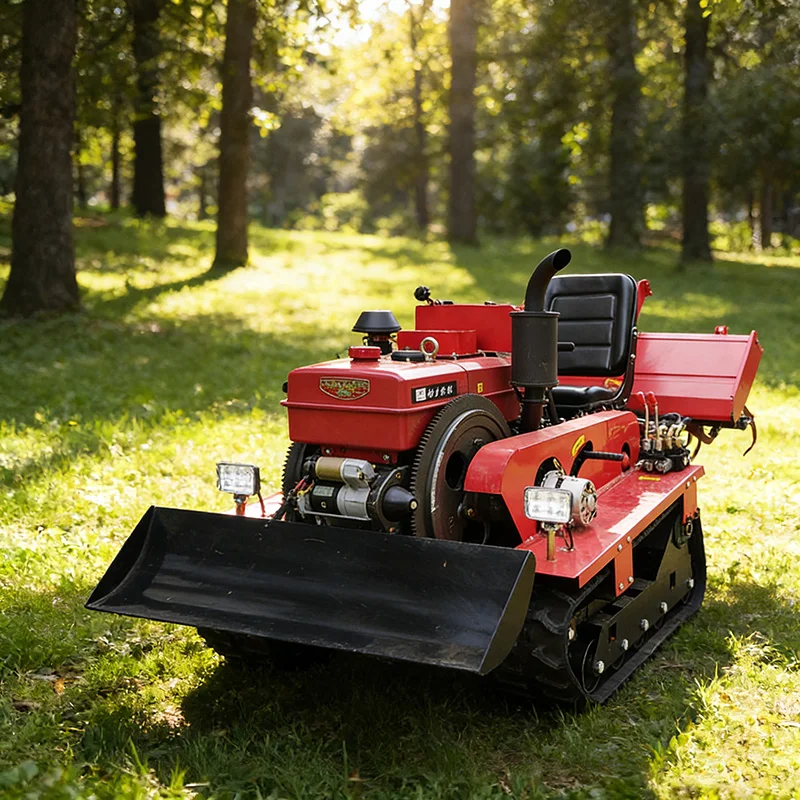 

Customized Full Terrain Crawler Rotary Tiller, Small Diesel Micro Tiller Matching Agricultural Crawler Tractor for Plowing
