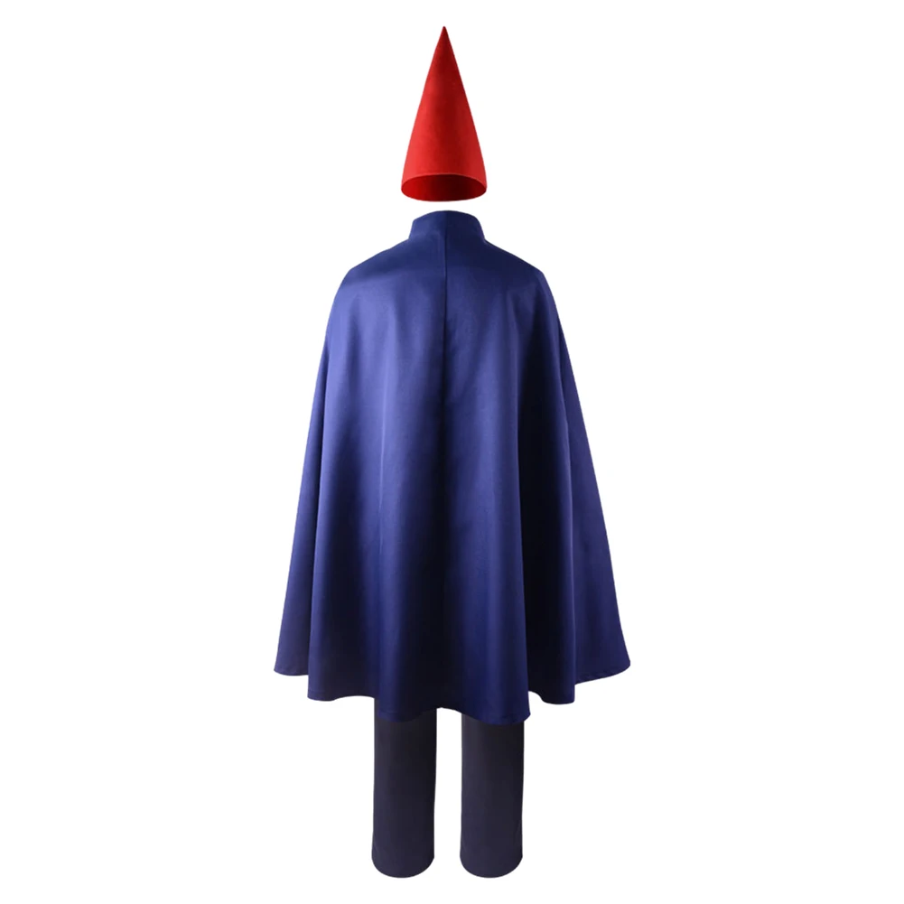 Over the Anime Garden Wall Wirt Cosplay Costume Adult Men Women Shirt Pants Cloak Hat Outfits Halloween Carnival Party Suit