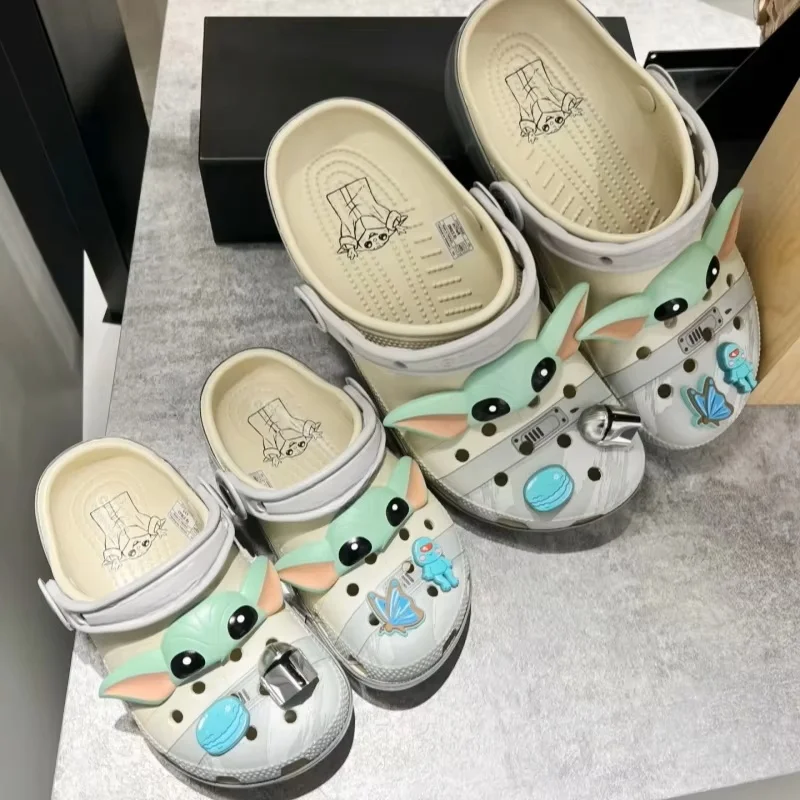 

New Kawaii Hole Sandals Slippers 【In Stock】Sandals Kawaii Eva Anime Home Beach Shoes Summer Slippers Gifts