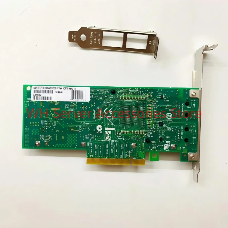 X540-T2 10Gbps Dual RJ45 Port PCIe X8 Ethernet Network Card X540 Chip 10Gb NIC Adapter For Server NAS Desktop PC Support SR-IOV