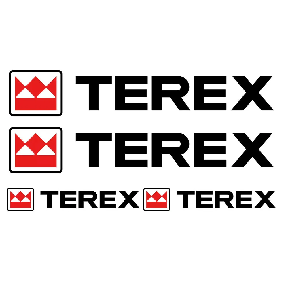 4pcs for TEREX Sticker Sticker Excavator