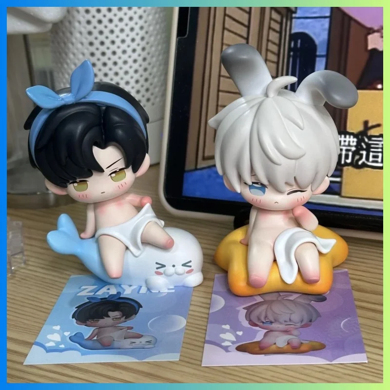 

В наличии Hot Love And Deepspace Bath Towel Series Sylus Rafayel Zayne Xavier, милая аниме-фигурка, модель из ПВХ, коллекция украшений Gi