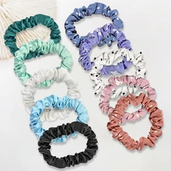 InjScrunchie-Bandes de cheveux élastiques pour femmes, porte-queue de cheval multicolore, cravates pour filles, accessoires pour cheveux, élastique, nouveau, paquet de 10 pièces