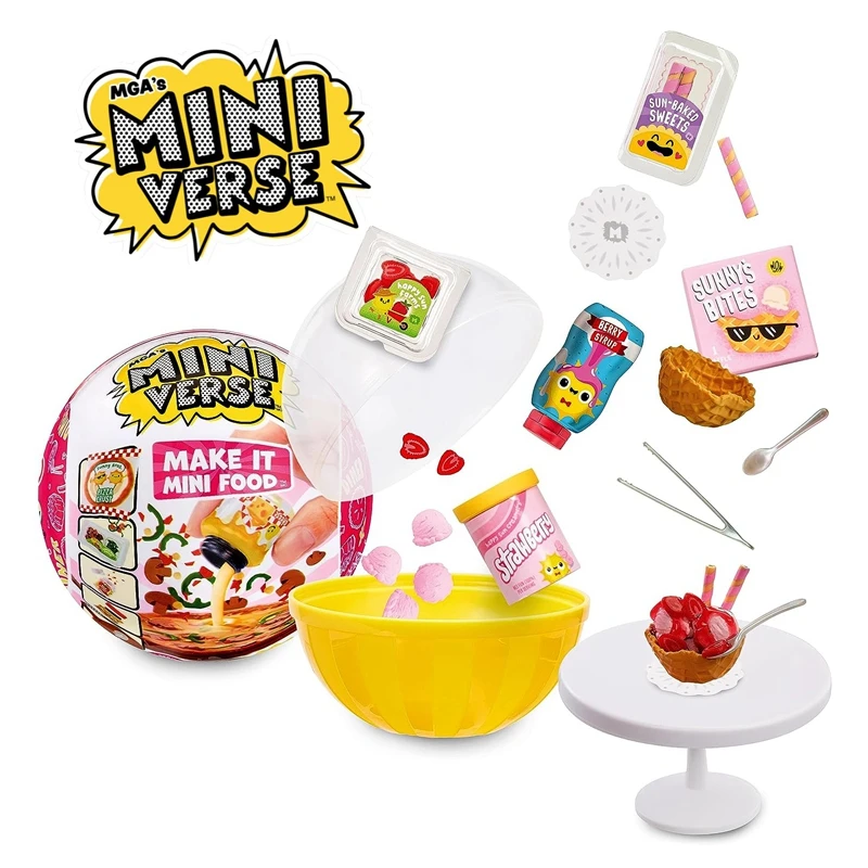 Mini Verse Micro Landscape Juice Series pour enfants, nourriture précieuse, poisson, plante, décoration, l\'inventaire, bricolage, nourriture, jouet,