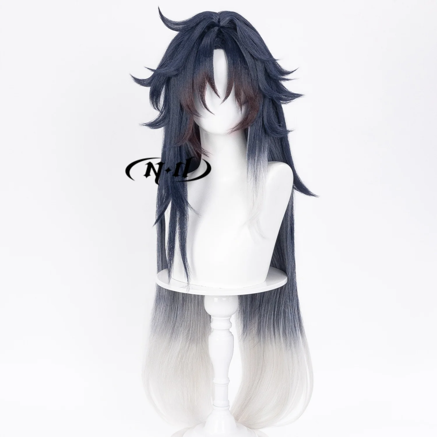 ND Mortenax Blade SP Aha Version Honkai: Star Rail Cosplay Wigs Hair Hairpiece for Comic-con Cosplayer Halloween Costume Party