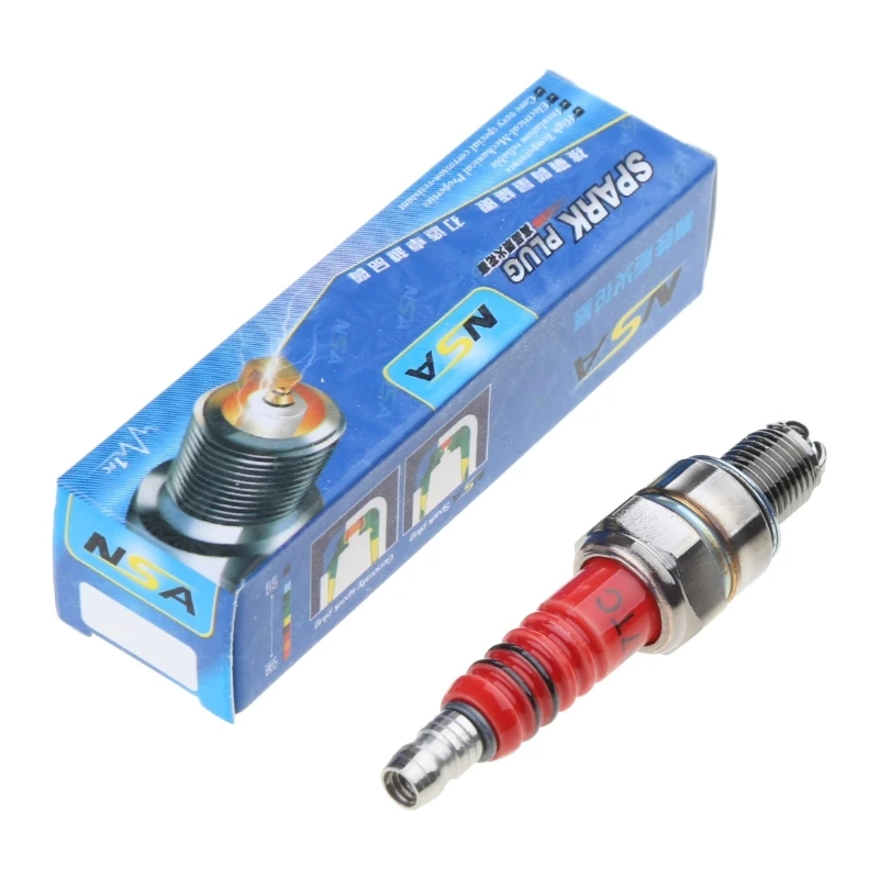 

50JA 3 Electrode for Spark Plug CR7HSA 50cc 70cc 90cc 110cc ATV Scooter Dirt B