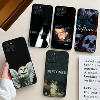 1PC Band D-Deftones Phone Case Silicone Soft For iPhone 16 15 14 13 12 11 X XR Plus Pro Max Plus