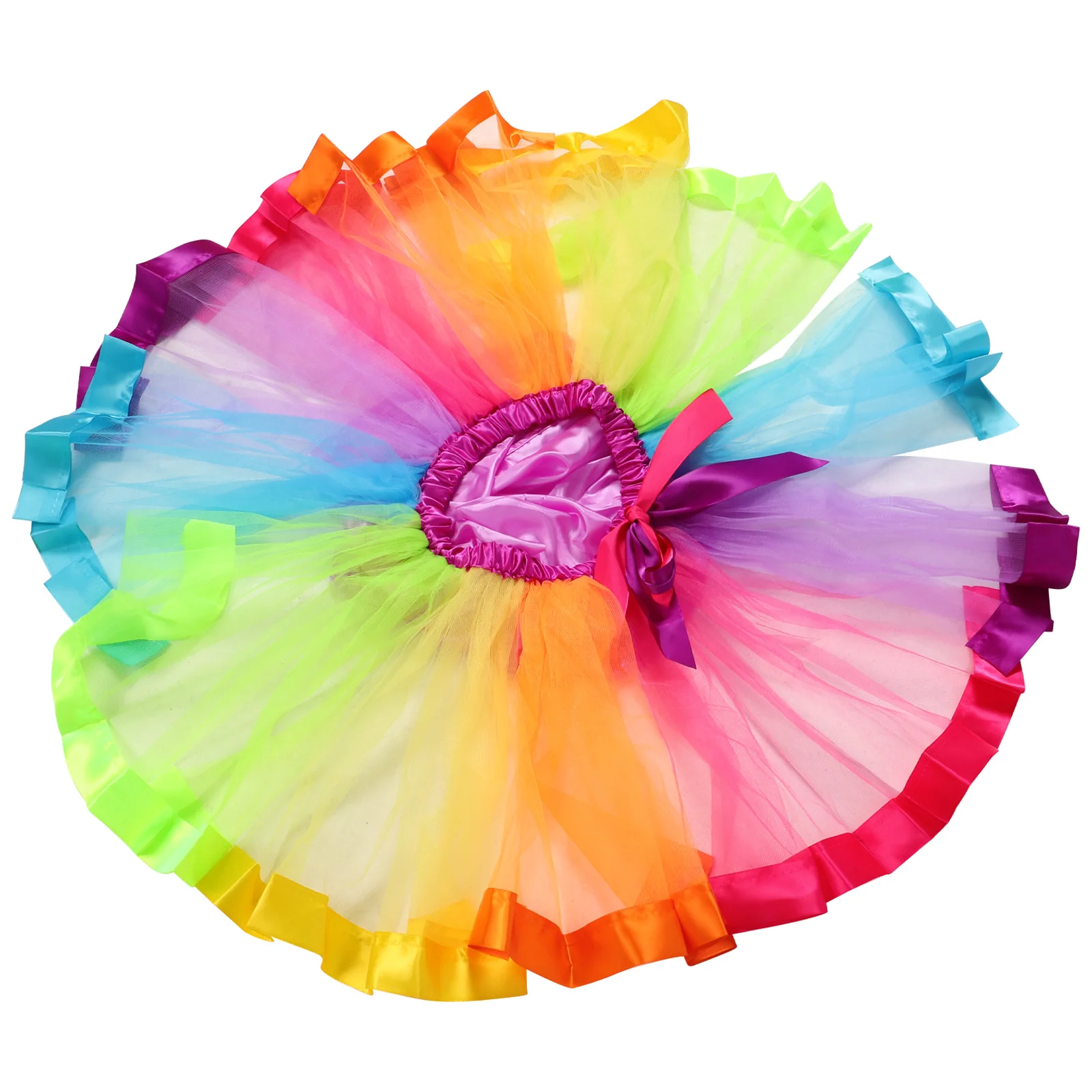 

Rainbow For Girls Women Tulle Dress Performance Party Costume Cosplay Gradient Color Xl Size Girls Tutu Skirt Woman Tutu Skirt