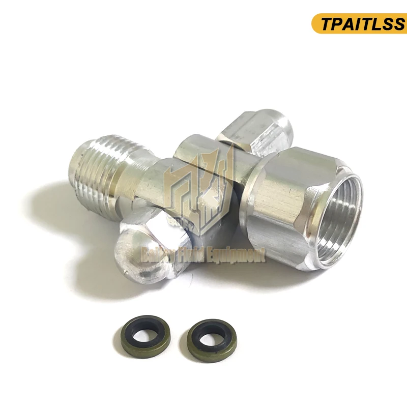 For Airless Paint Spray Gun 2354861 7/8 Inch Thread 180 or 360 Degree Rotation Clean Shot Shut-Off Valve