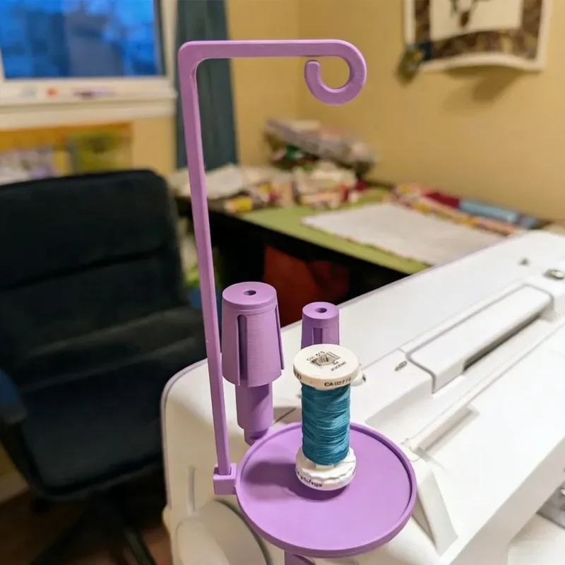 Single Spool Sewing Machine Thread Holder Stable Spool Stand Smooth Thread Feeding Sewing Accessory