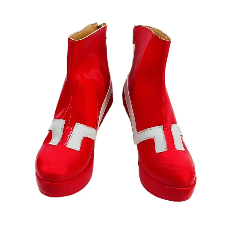 Anime DARLING in the FRANXX Cosplay Shoes Anime Red Short Boots Cosplay Costume Prop Shoes for Con Halloween Party