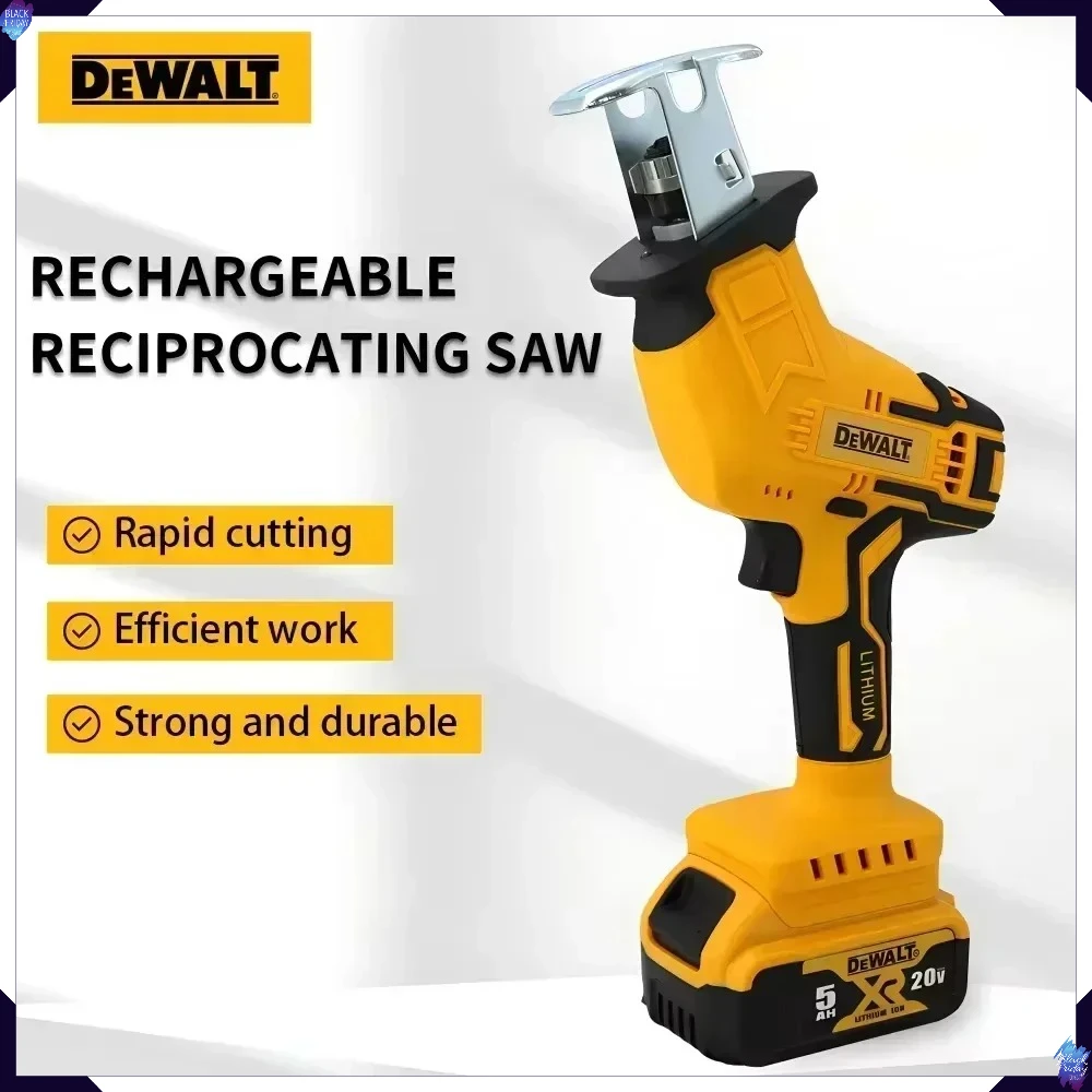 

Dewalt 2800RPM Brushless Reciprocating Saw Electric Saw Multifunctional Metal Wood Pipe Cutting Saw Power Tool