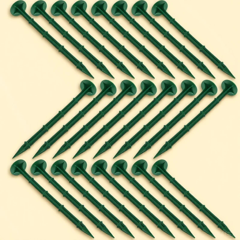 

100pcs Garden Stakes Plastic Landscape Fabric Pegs For Ground Tarp Sunshade Net Fixing Durable Outdoor Yard Use