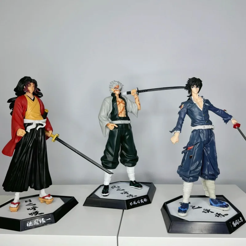 

New Gk Demon Slayer Handheld Black Death Mou Jiguoyuan Falling Himeji Futaro Anime Model Scene Ornament Box Set Model Gifts Toys
