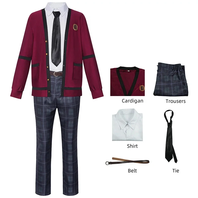 

Jabami Yumeko Meari Saotome Ryota Suzui Cosplay Kakegurui Costume Compulsive Gambler School Uniform Halloween Role Playing Suits