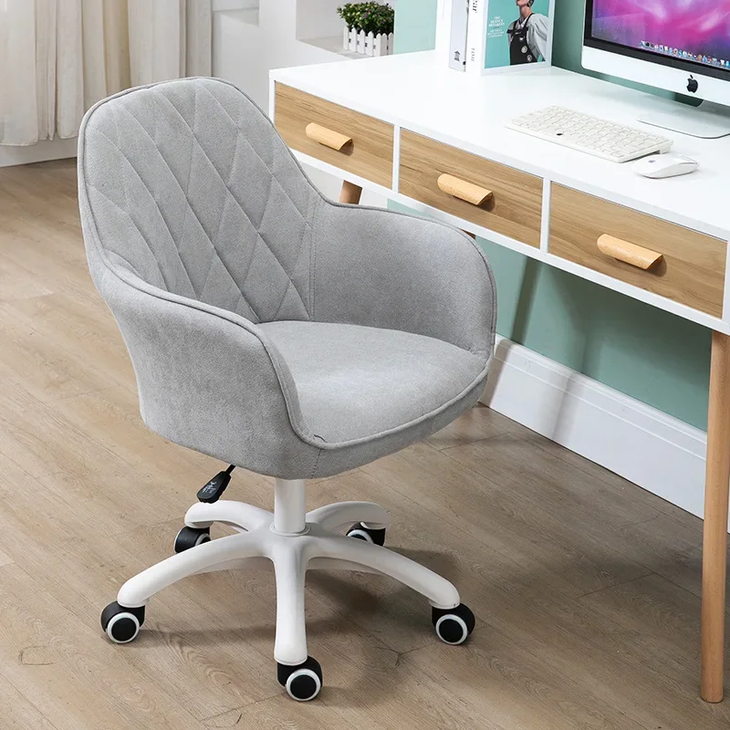 

Stylish Computer Chair Lifting & Rotary Sofa Chairs for Student Dormitory Home Fabric Game Chair Office Chair with Wheels