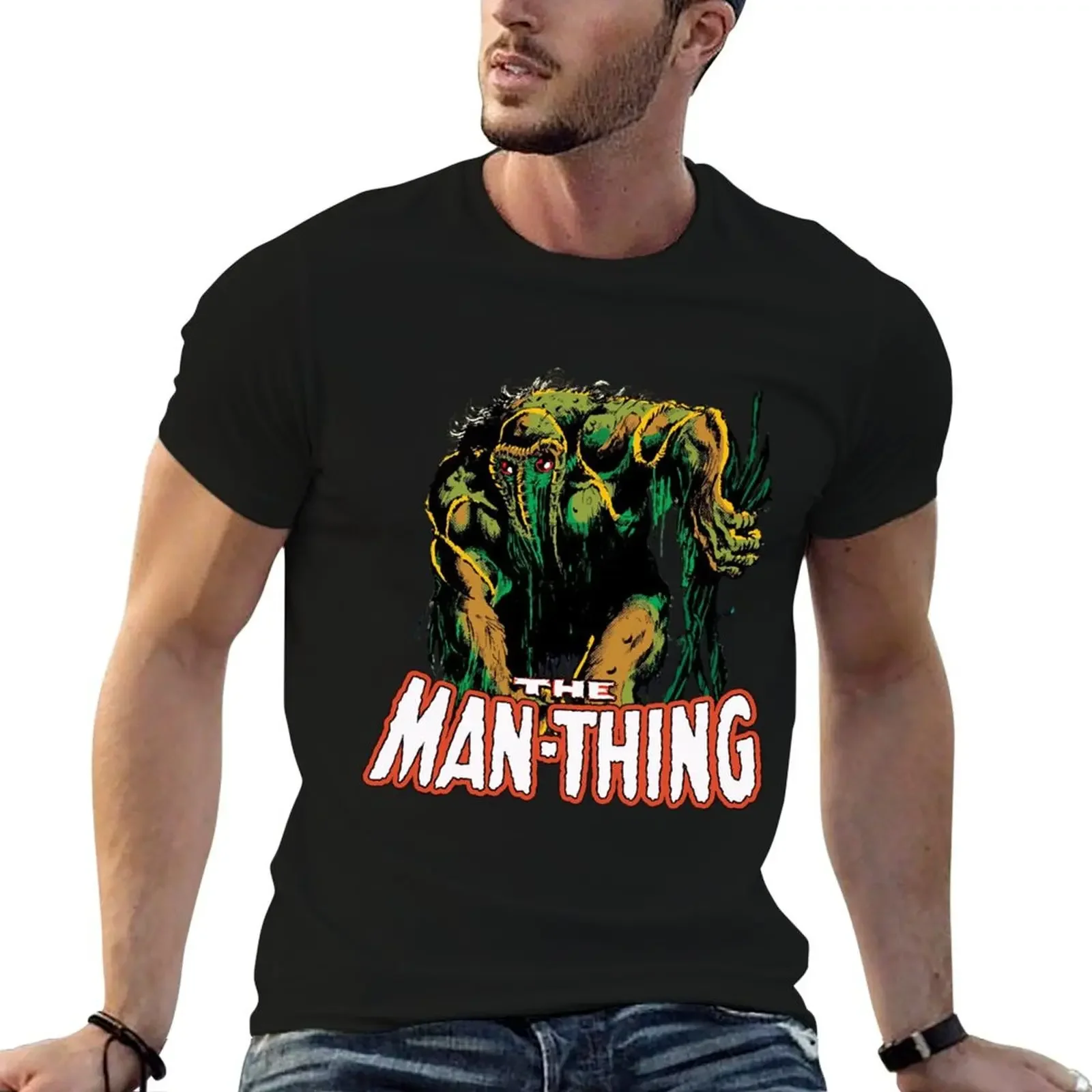 

MAN-THING T-Shirt summer tops Blouse kawaii clothes vintage anime shirt Men's t-shirt
