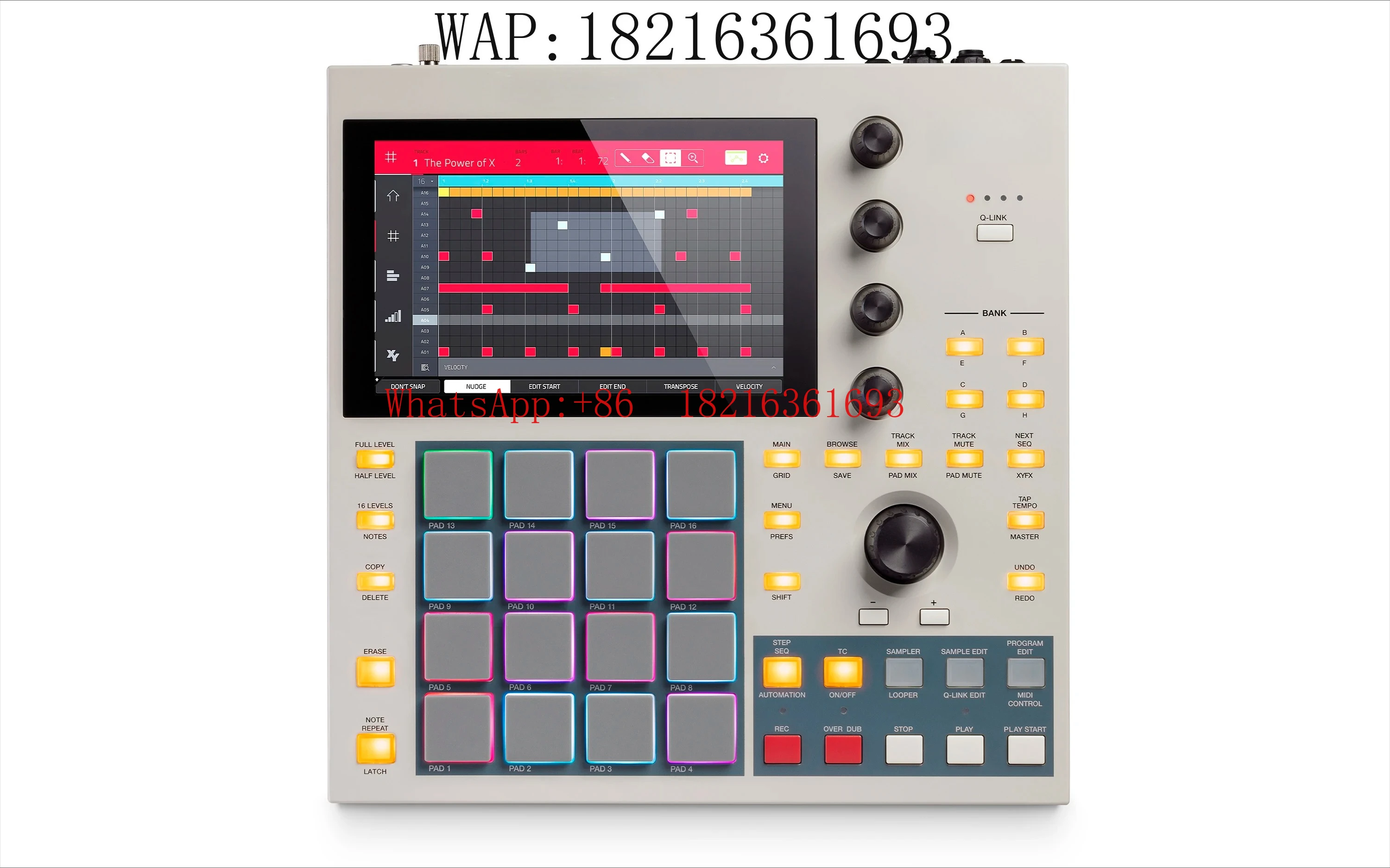 Independent Workstation Hip Hop Pad MPC Drum Machine