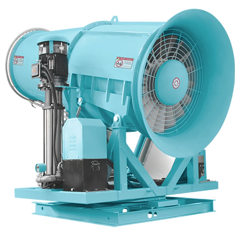 Pulverizador industrial 100 da humidificação do resfriamento do parque da máquina automática do canhão da névoa da poeira