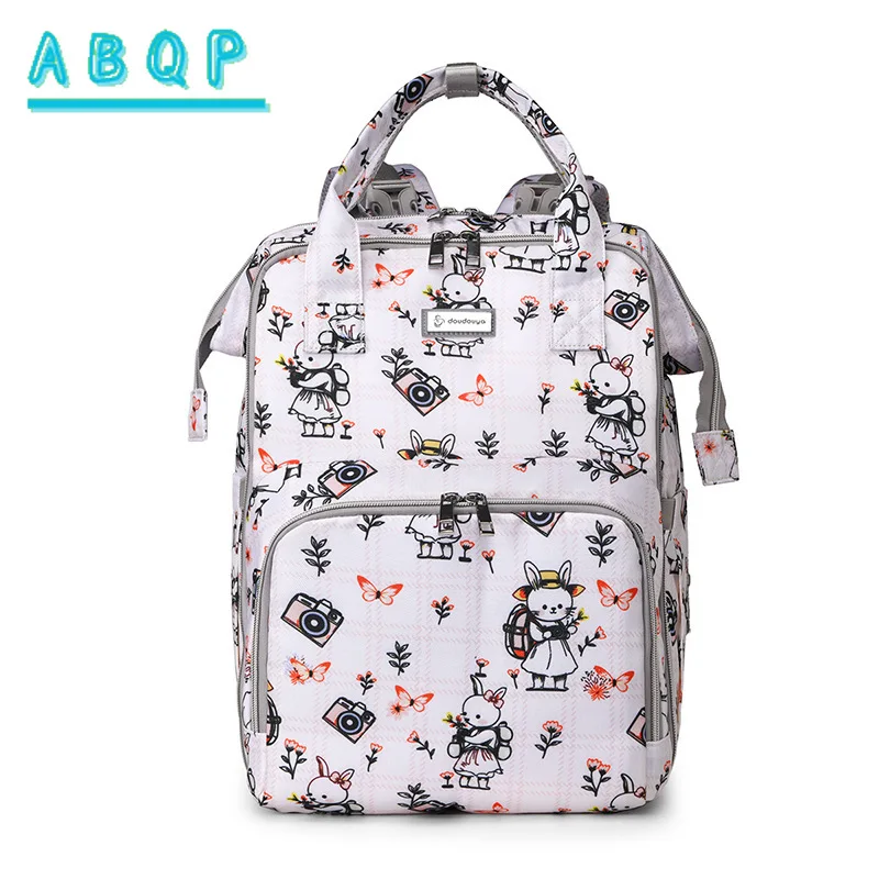 New Diaper Bag Backpack Luxury Brand Fashion Baby Diaper Bag Backpack Large Capacity Multifunctional Baby Products Storage Bag