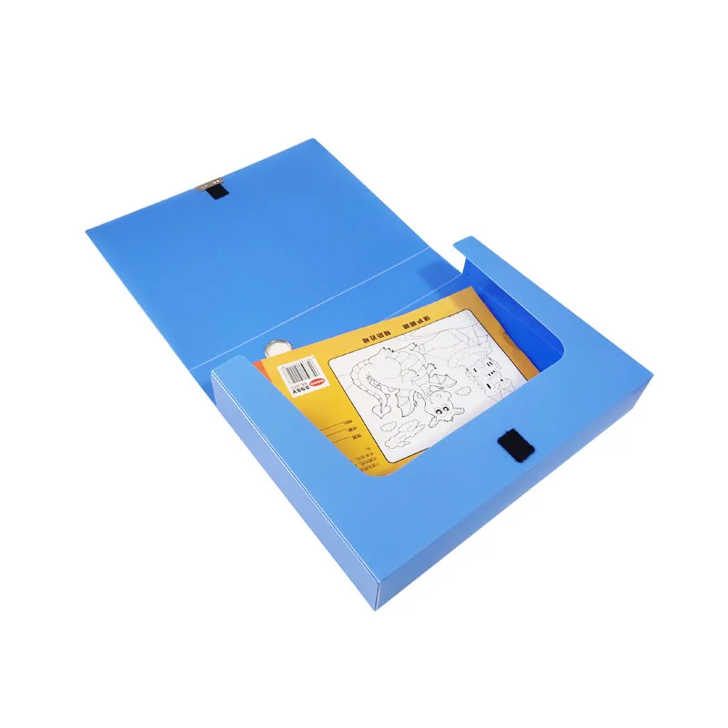 3 Pcs A4 Storage File Boxes PP Archives Cases With Lid, File Folder Organizer Document Storage Filing Box For Office