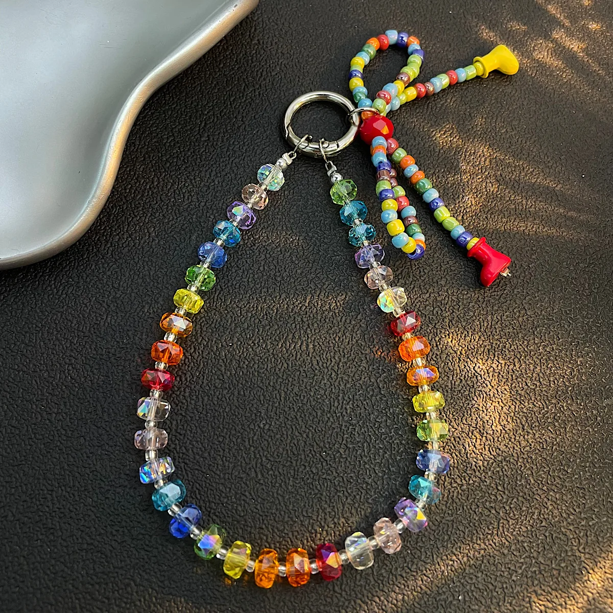 

Mobile Phone Chain Hanging Chain Handmade Bead Pendant Short Bracelet Bag Keychain