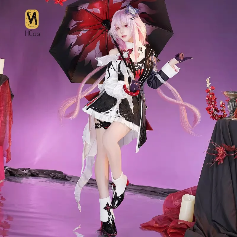 

HCos Honkai：Star Rail March 7th Cosplay Costumes Cosplay Uniform Suits Skirt Hat Wig Halloween Party Costume for Women