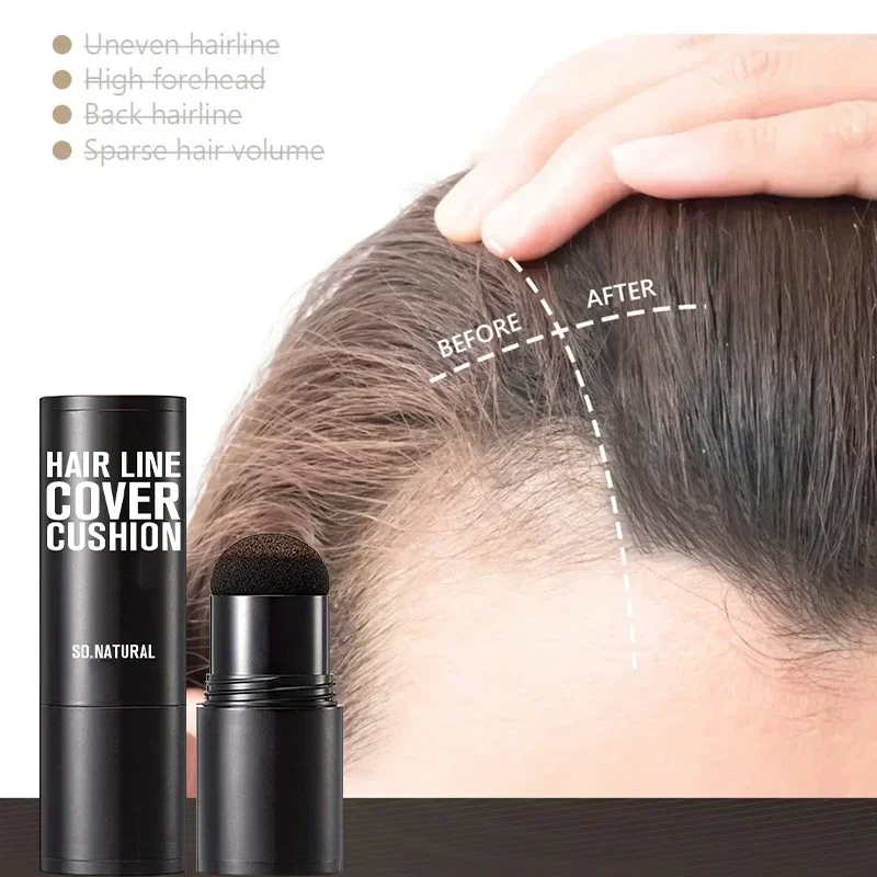 Instant Hairline Powder Fast Covering Hair Root Concealer Eyebrow and Beard Lines and Long-lasting Wind and Sweat Resistant