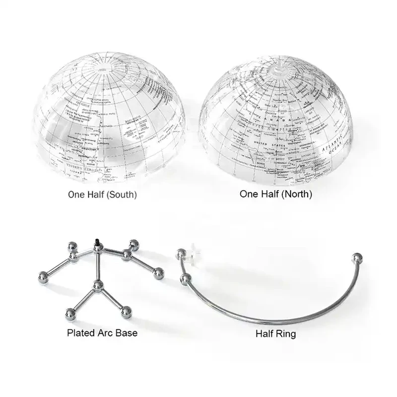 العالم الأرضي جغرافيا الكرة الأرضية ، كرة كروية دوارة الدرجة ، خريطة نمط معدني مطلي بالأكريليك ، معرفة جغرافية
