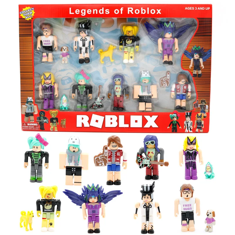 Roblox 게임 게임 주변 가상 세계 입상 모델 장식, 어린이 장난감, 팬 수집 선물, 9 개