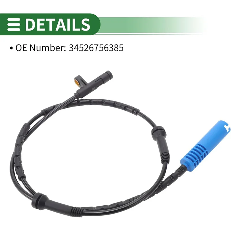 1 Buah Sensor Kecepatan Roda ABS Belakang 34526756385 LH RH Untuk Mini Cooper R50 R52 R53 Suku Cadang Otomotif