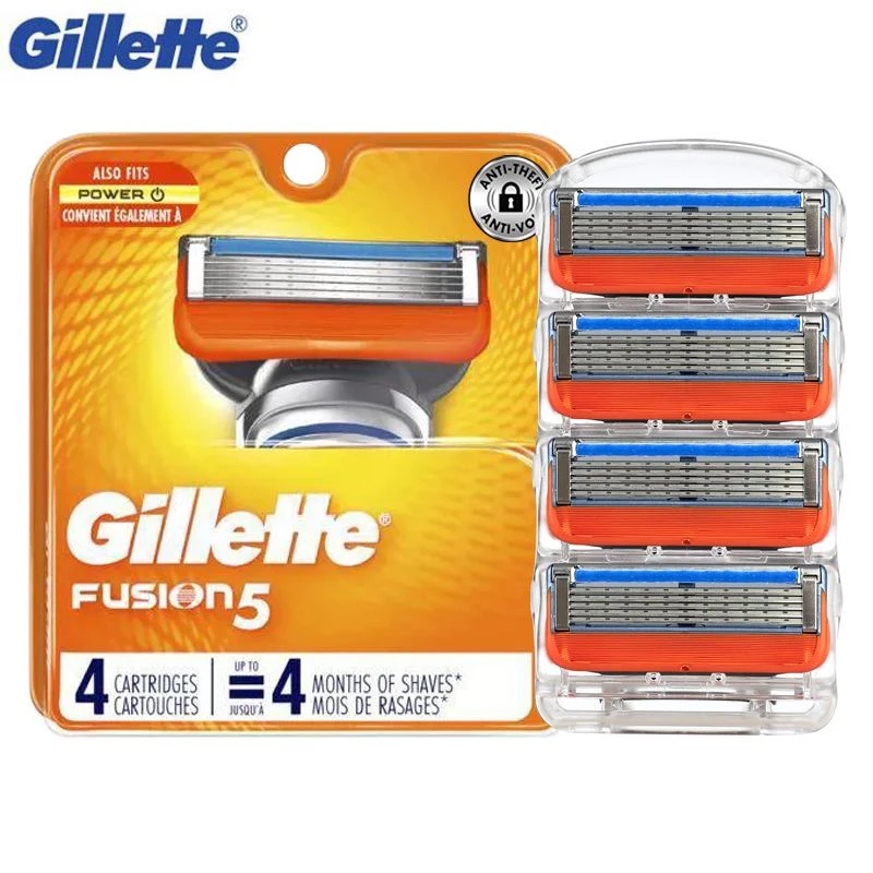 Gillette Fusion 5 Razor 5-Layer Blades Shaving Machine for Men Sharp Blades Men's Shaving Razor