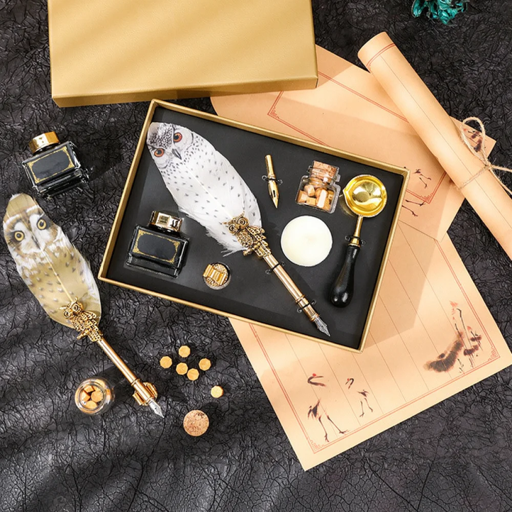 Set de escritura con bolígrafo - Wax Seal Stamp Set reseña y precio
