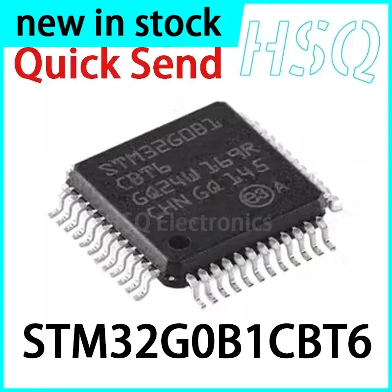 10PCS STM32G0B1CBT6 STM32G0B1 LQFP-48 M0+32 Bit Microcontroller MCU