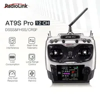 Radiolink AT9S Pro RC Transmitter 10/12CH 2.4G RC Radio Controller w/ R9DS Receiver for RC Racing Drone/Fixed Wing/Car Vehicles