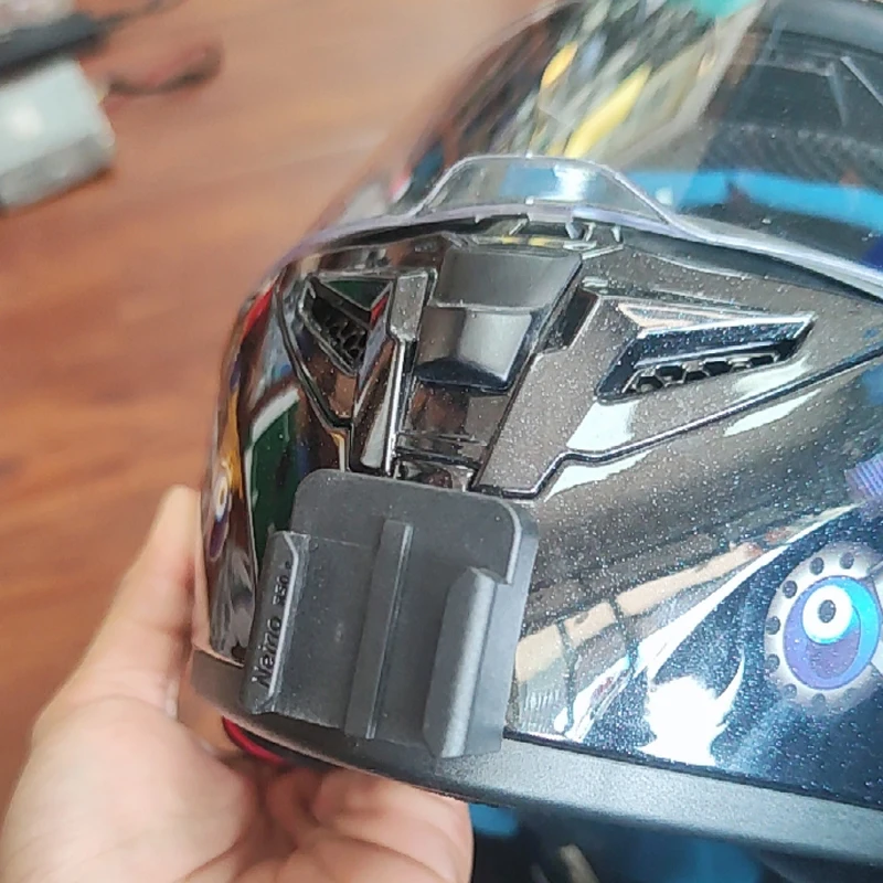 Go Pro คางติดตั้ง Motion กล้องมอเตอร์จักรยานหมวกกันน็อกวงเล็บชุดสำหรับ MOTORAXR50/R50S Active กล้องขากรรไกรล่างสนับสนุน