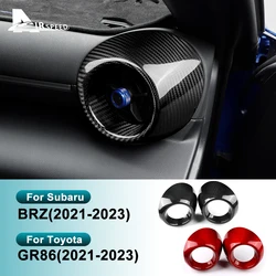 Real Hard Carbon Fiber For Subaru BRZ Toyota GR86 2021 2022 2023 2024 LHD RHD Car Trim Panel Sticker Dry Carbon Accessories
