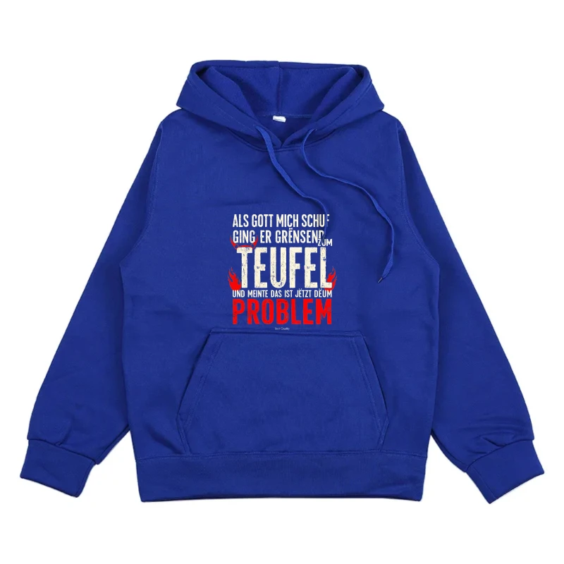 هوديي للرجال والنساء أزرق ملكي كندا مونتريال مطبوعة هوديي كاجوال ملابس الشارع في الهواء الطلق #6