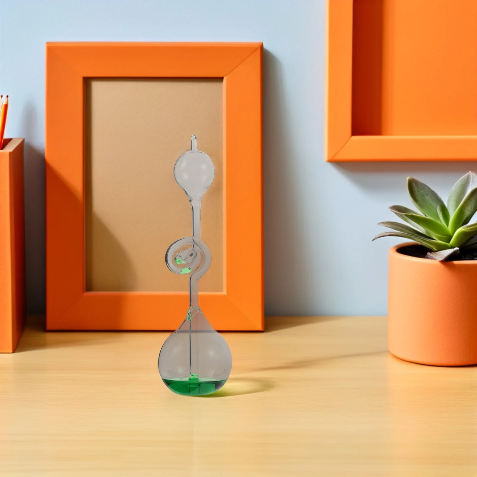 

4Pcs Liquid Timer Glass Hourglass Decorative Sensory Bottles Emotion Motion Bubbler Desktop Office Home Ornament