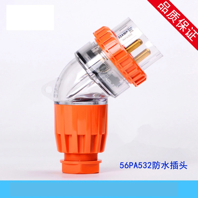 

56 Pa532 Industrial Waterproof Plug 32A Australian Standard Outdoor Power Plug Three-Phase Five-Wire Socket
