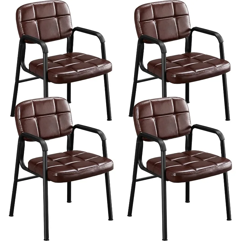 Office Guest Reception Chairs Leather Waiting Room Executive Office Chair Ergonomic Upholstered Armchair