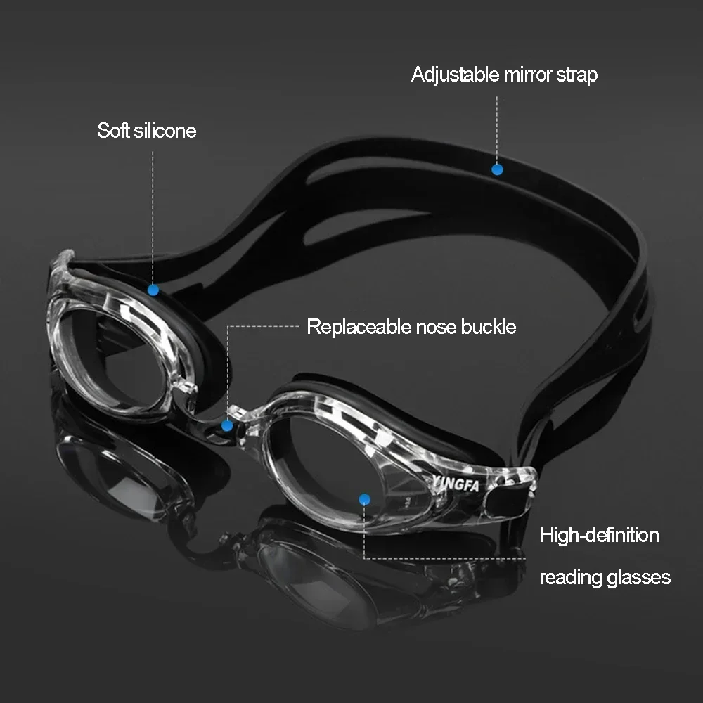 Adult  Swimming Goggles  Hyperopia Glasses reading glasses presbyopic presbyopia