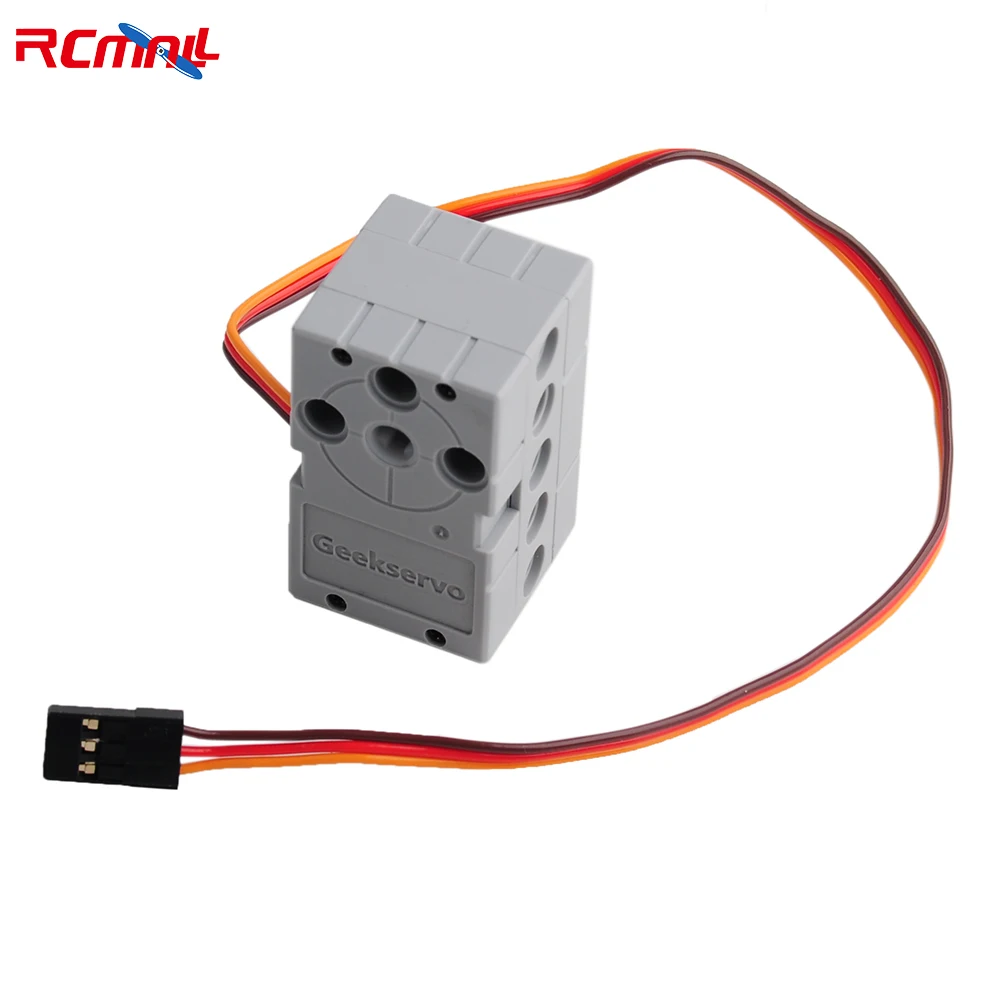 RCmall 2KG Motor 360° Programmable Mini Geekservo Dual Output Shaft Servo Motor for Legoed Micro:bit forMeowbit