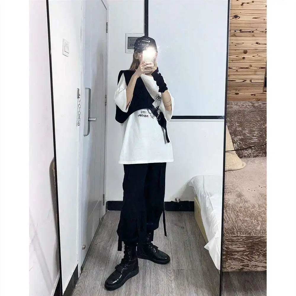 Tactical Lightweight Functional Vest Unisex Street Style Hip Hop Versatile Workwear Tank Top for Men And Women