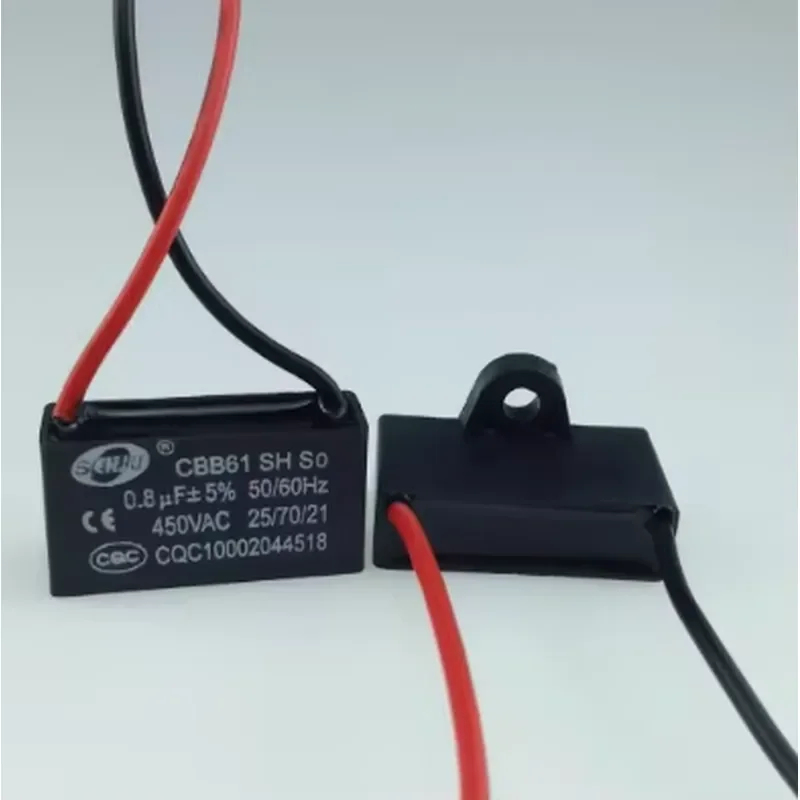 1PCS CBB61 Starting Capacitor 450V 1/1.2/1.5/1.8/2/2.5/3/3.5/4/4.5/5/6/7/8/10/12/15/18/20UF Motor Fan Air Conditioning