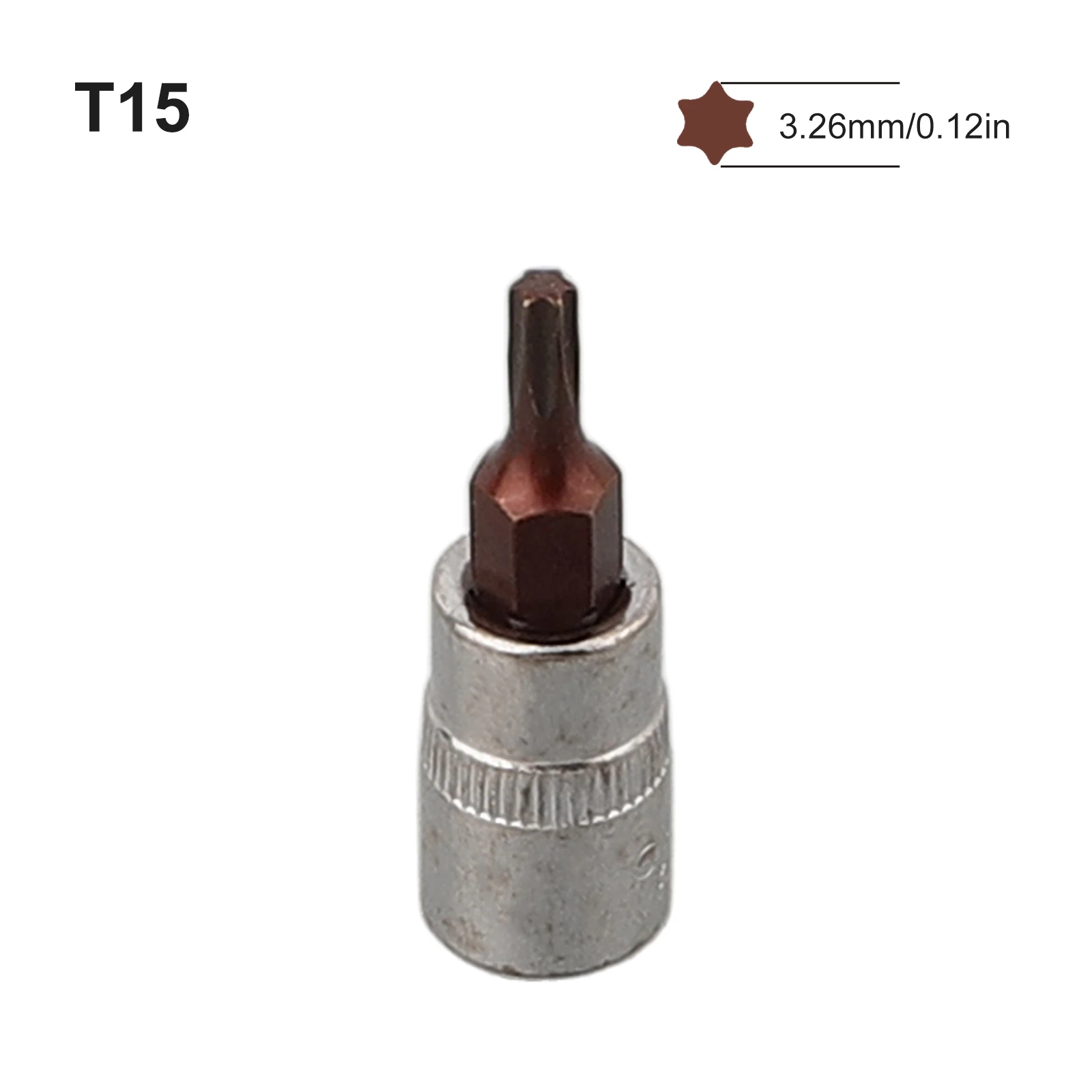 1pc For Torx Screwdriver Bit 1/4 Inch Drive Socket Ratchet Socket Wrench Adapter Hand Tools For Repair Shop