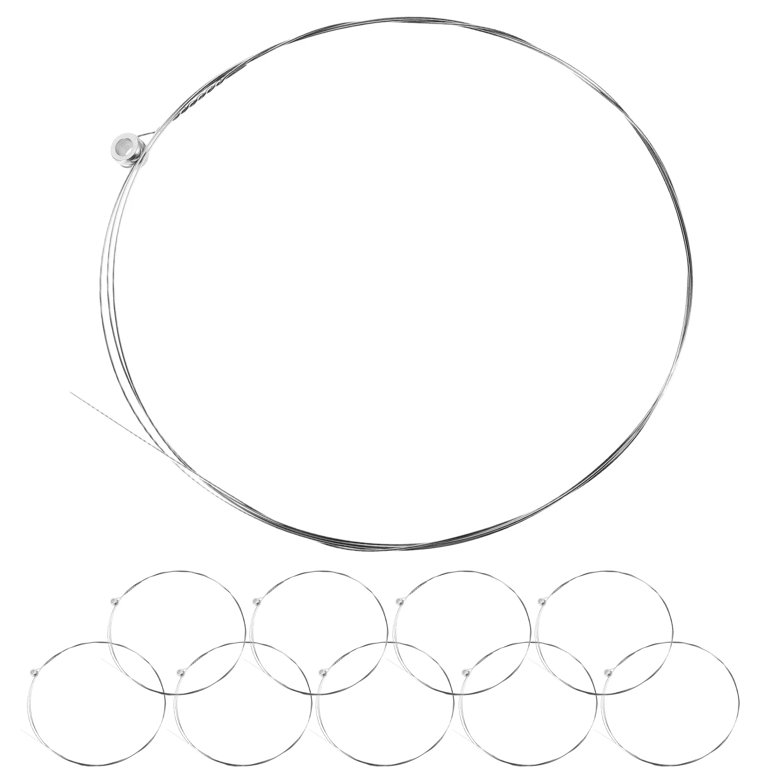 

10 Pcs Guitar Replacement Steel Strings Parts Electric Accessories Kit Acoustic Stainless Wire